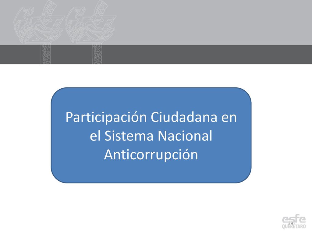 Participación Ciudadana en el Sistema Nacional Anticorrupción