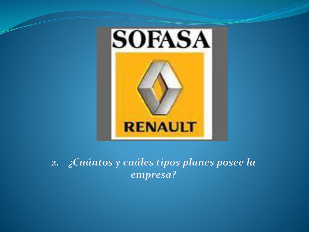 2. ¿Cuántos y cuáles tipos planes posee la empresa