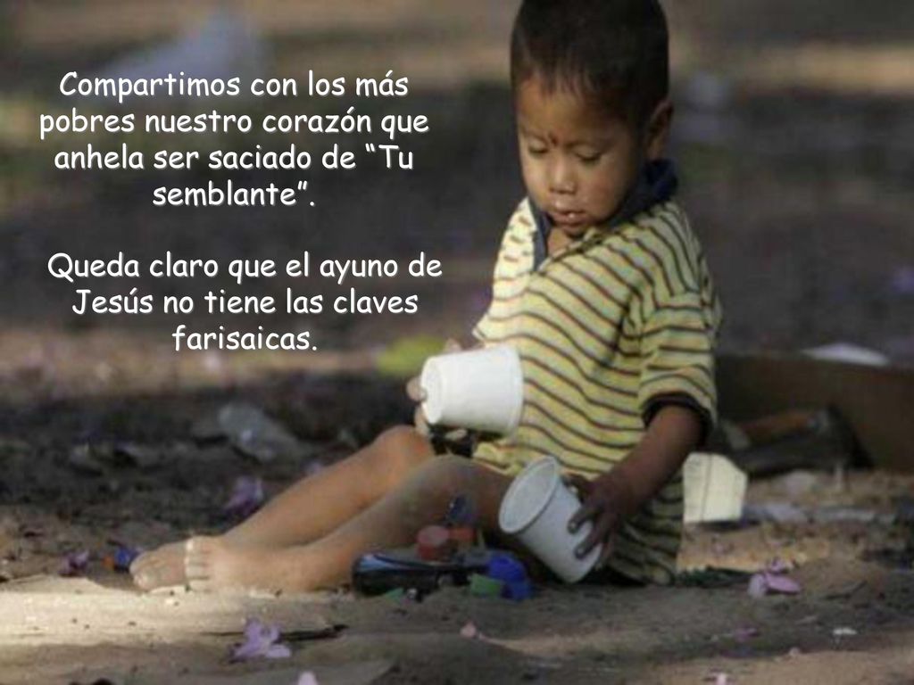Queda claro que el ayuno de Jesús no tiene las claves farisaicas.