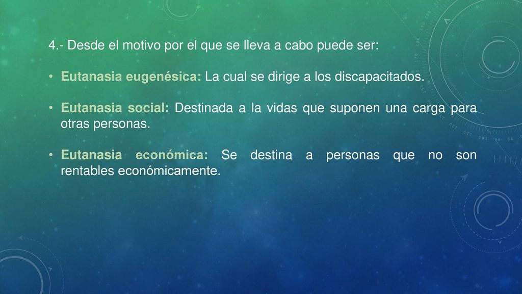 4.- Desde el motivo por el que se lleva a cabo puede ser: