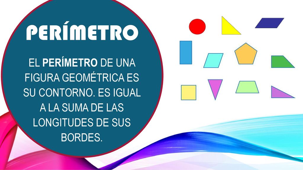 PERÍMETRO El perímetro de una figura geométrica Es su contorno.