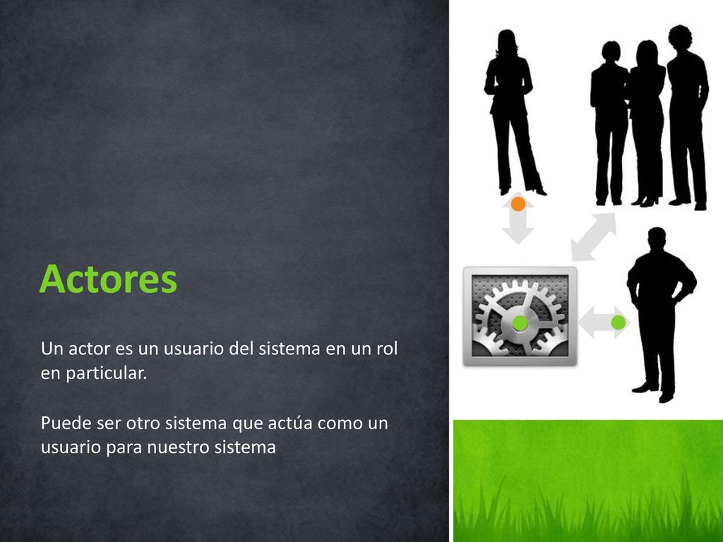 Actores Un actor es un usuario del sistema en un rol en particular.