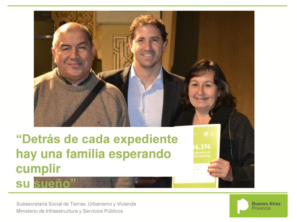Detrás de cada expediente hay una familia esperando cumplir su sueño
