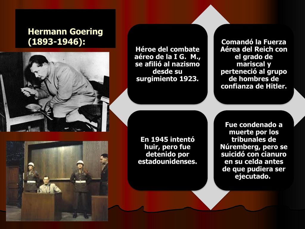 En 1945 intentó huir, pero fue detenido por estadounidenses.