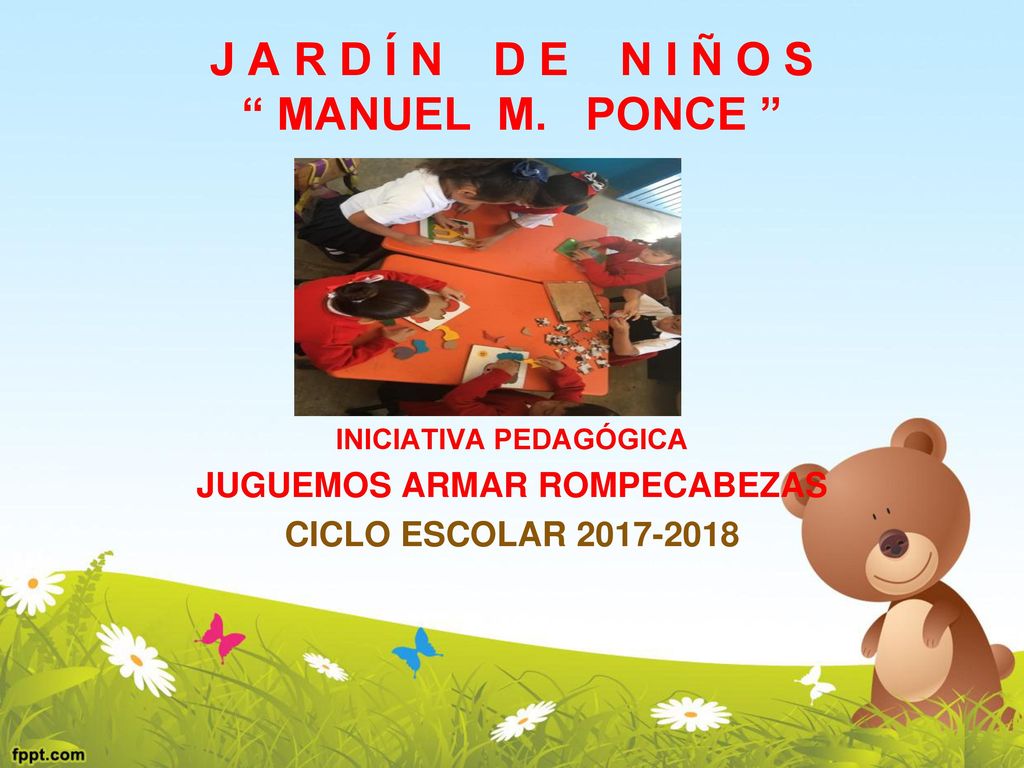 J A R D Í N D E N I Ñ O S MANUEL M. PONCE