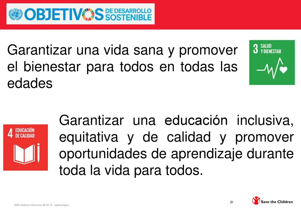 Garantizar una vida sana y promover el bienestar para todos en todas las edades