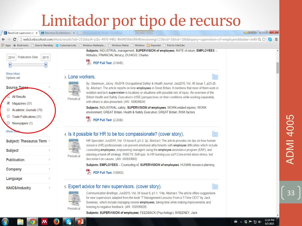 Limitador por tipo de recurso