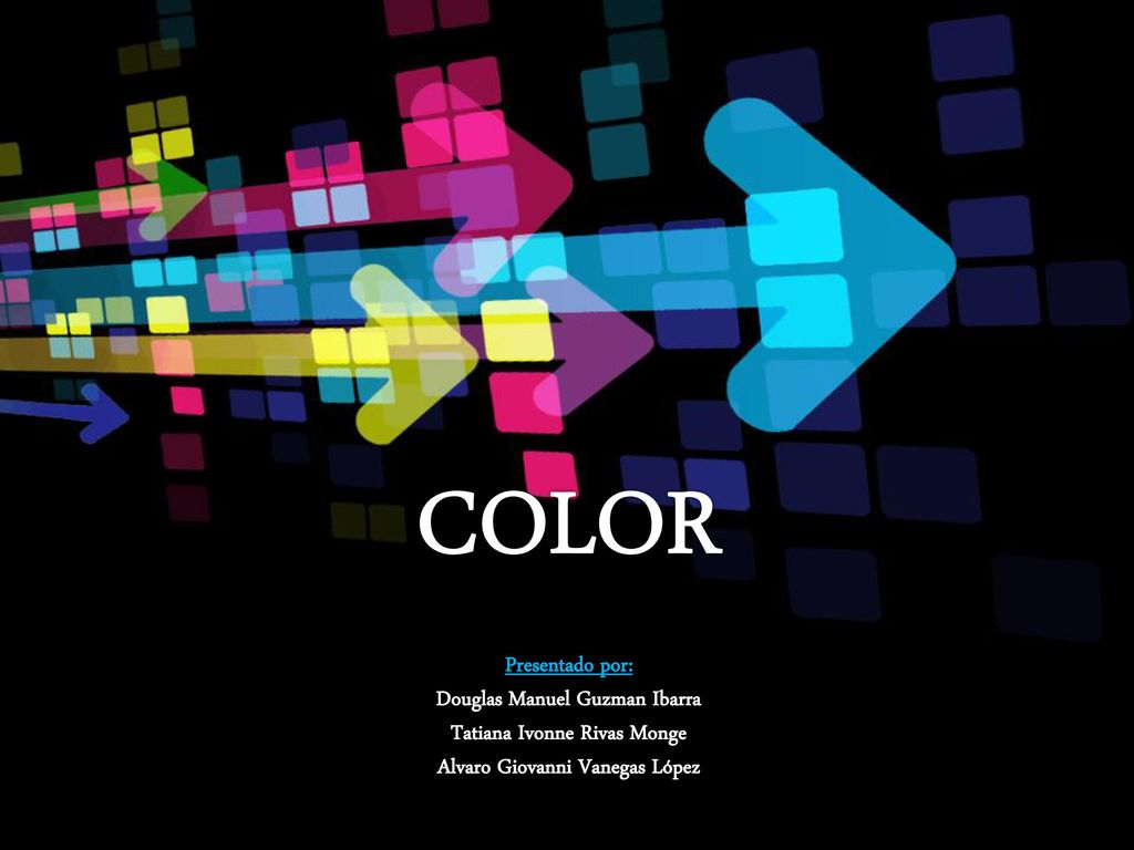 COLOR Presentado por: Douglas Manuel Guzman Ibarra