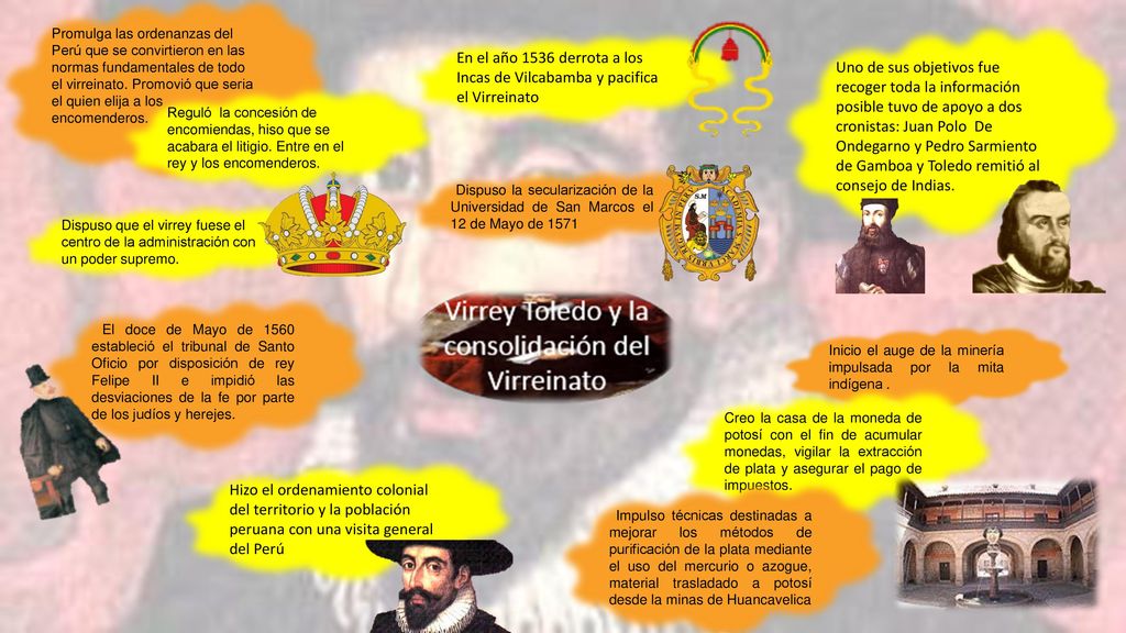 Promulga las ordenanzas del Perú que se convirtieron en las normas fundamentales de todo el virreinato. Promovió que seria el quien elija a los encomenderos.