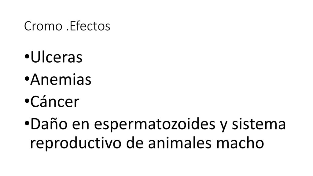 Daño en espermatozoides y sistema reproductivo de animales macho