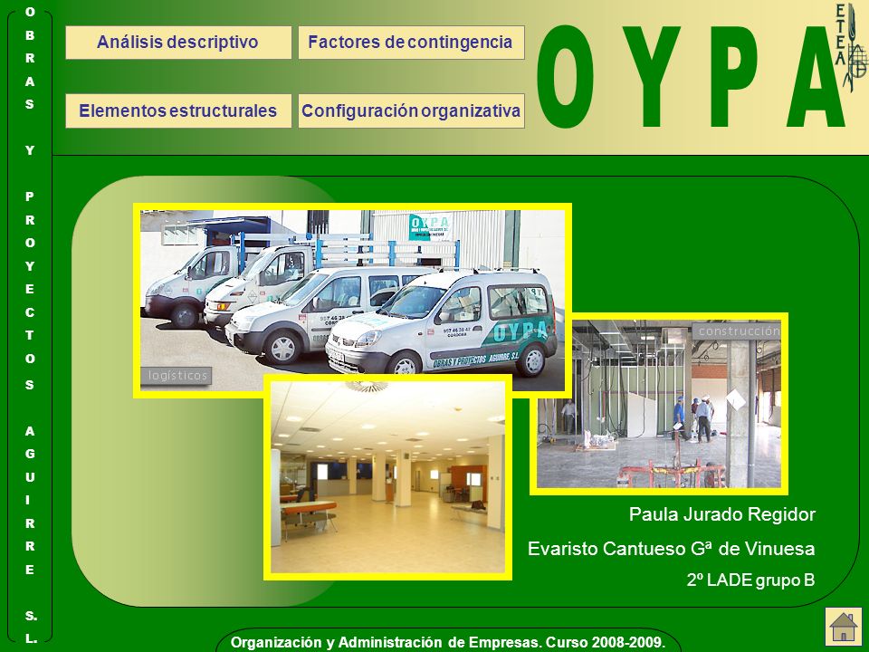 O Y P A Paula Jurado Regidor Evaristo Cantueso Gª de Vinuesa