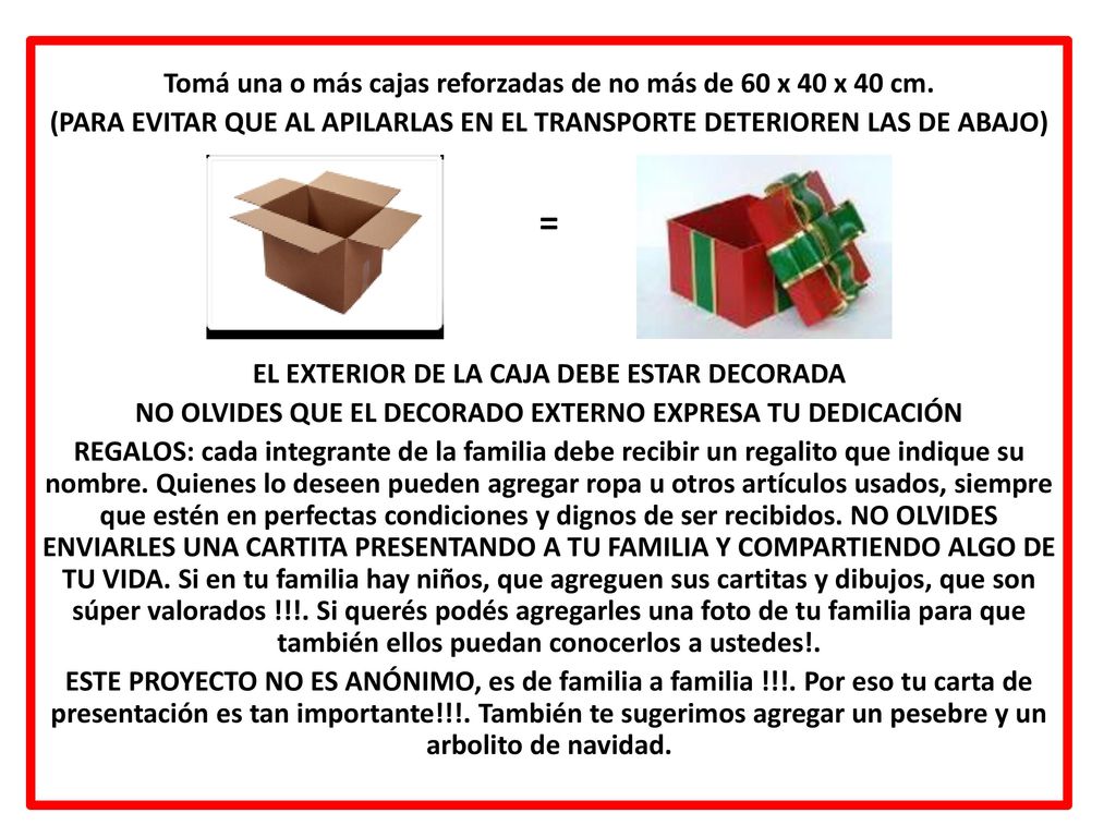 = Tomá una o más cajas reforzadas de no más de 60 x 40 x 40 cm.