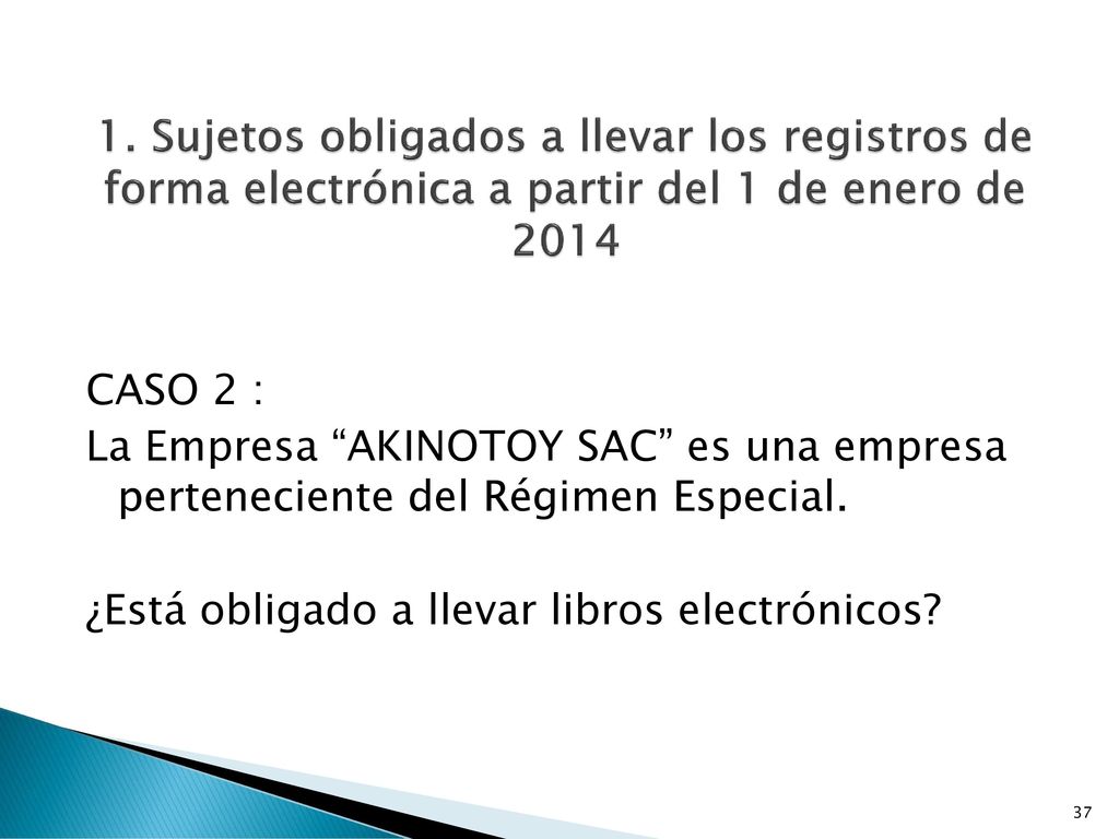 1. Sujetos obligados a llevar los registros de forma electrónica a partir del 1 de enero de 2014
