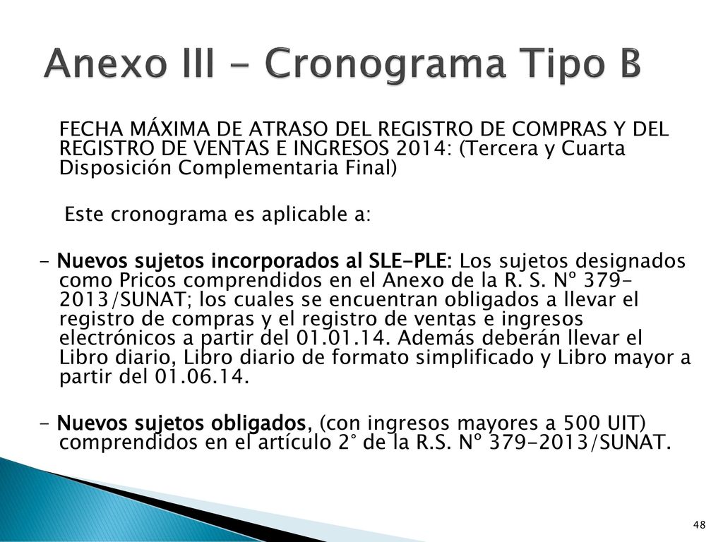 Anexo III - Cronograma Tipo B