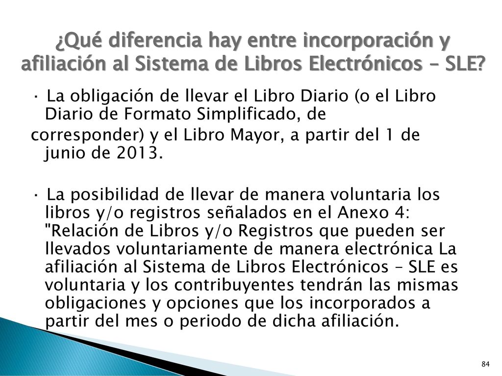 ¿Qué diferencia hay entre incorporación y afiliación al Sistema de Libros Electrónicos – SLE