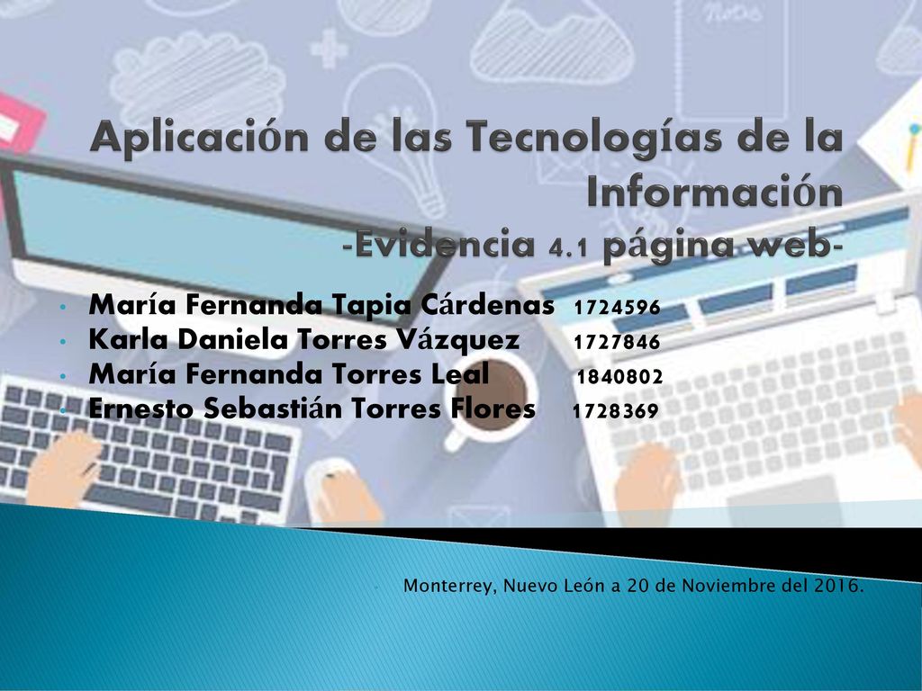 Aplicación de las Tecnologías de la Información -Evidencia 4
