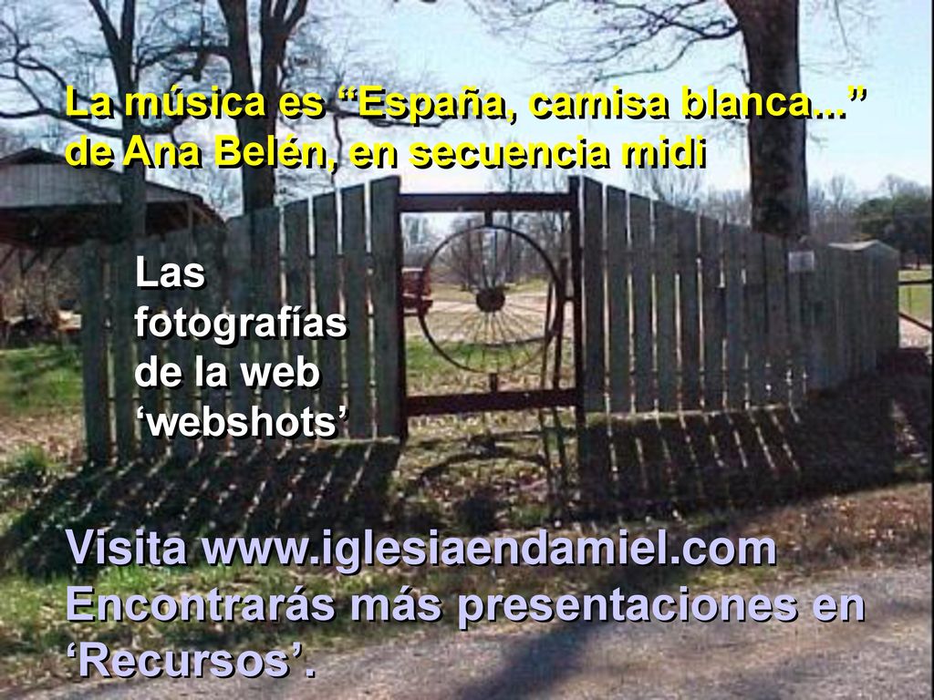 La música es España, camisa blanca... de Ana Belén, en secuencia midi