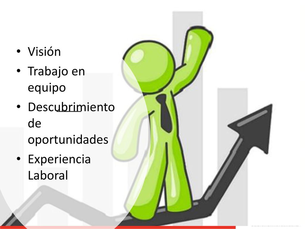 Visión Trabajo en equipo Descubrimiento de oportunidades Experiencia Laboral