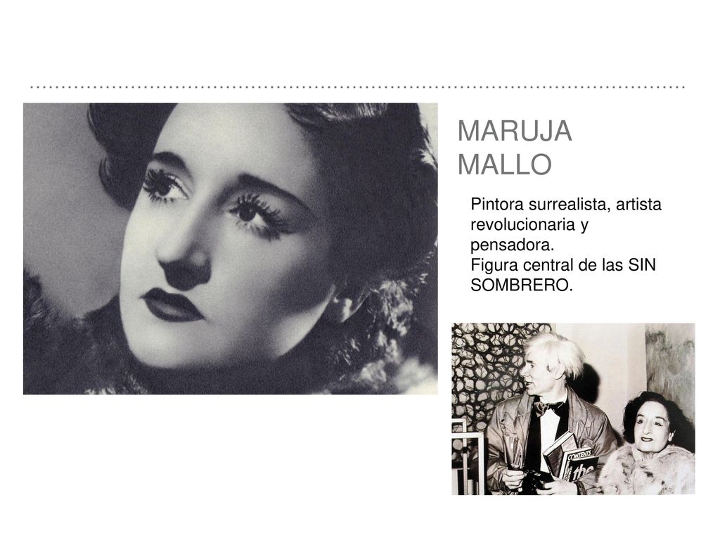 MARUJA MALLO Pintora surrealista, artista revolucionaria y pensadora.
