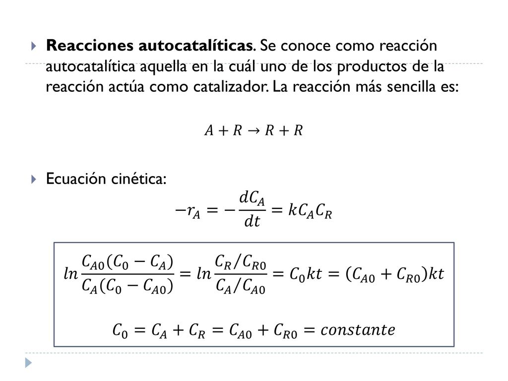 𝐶 0 = 𝐶 𝐴 + 𝐶 𝑅 = 𝐶 𝐴0 + 𝐶 𝑅0 =𝑐𝑜𝑛𝑠𝑡𝑎𝑛𝑡𝑒
