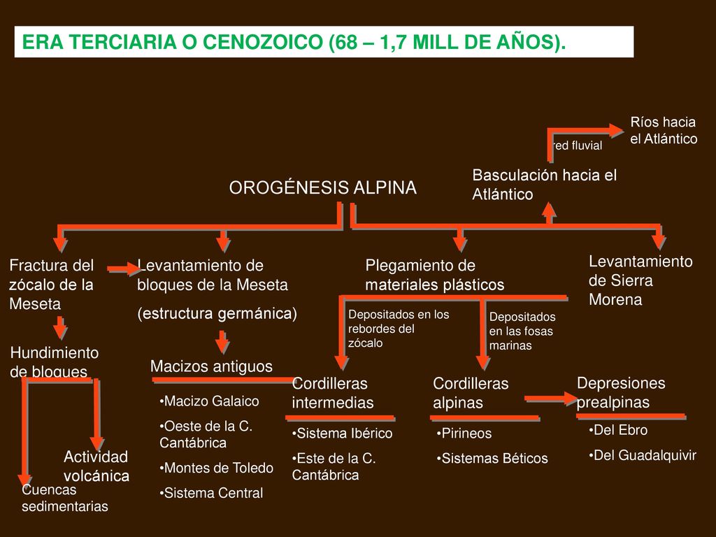 ERA TERCIARIA O CENOZOICO (68 – 1,7 MILL DE AÑOS).