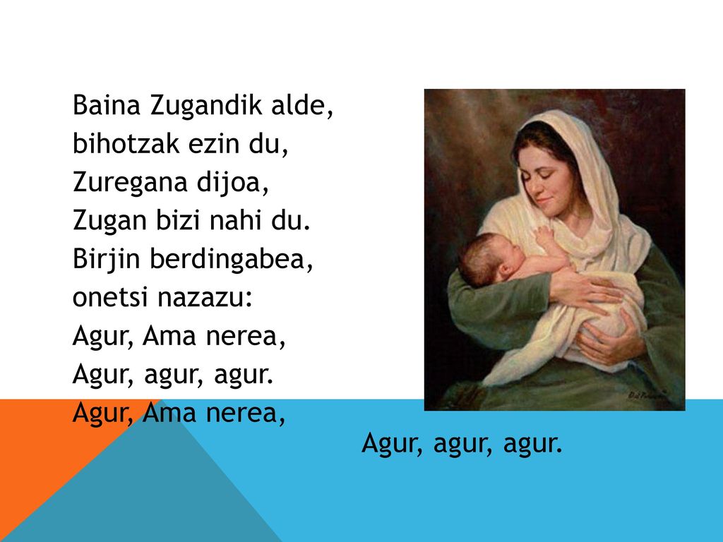 Baina Zugandik alde, bihotzak ezin du, Zuregana dijoa, Zugan bizi nahi du.