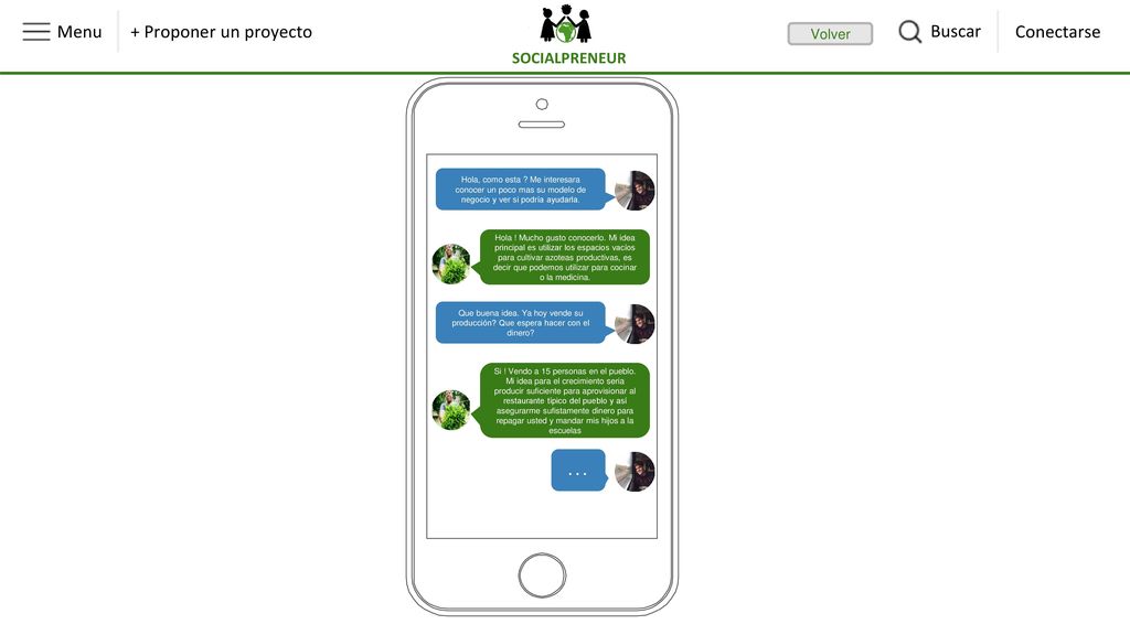 … Buscar Menu Conectarse + Proponer un proyecto SOCIALPRENEUR Volver