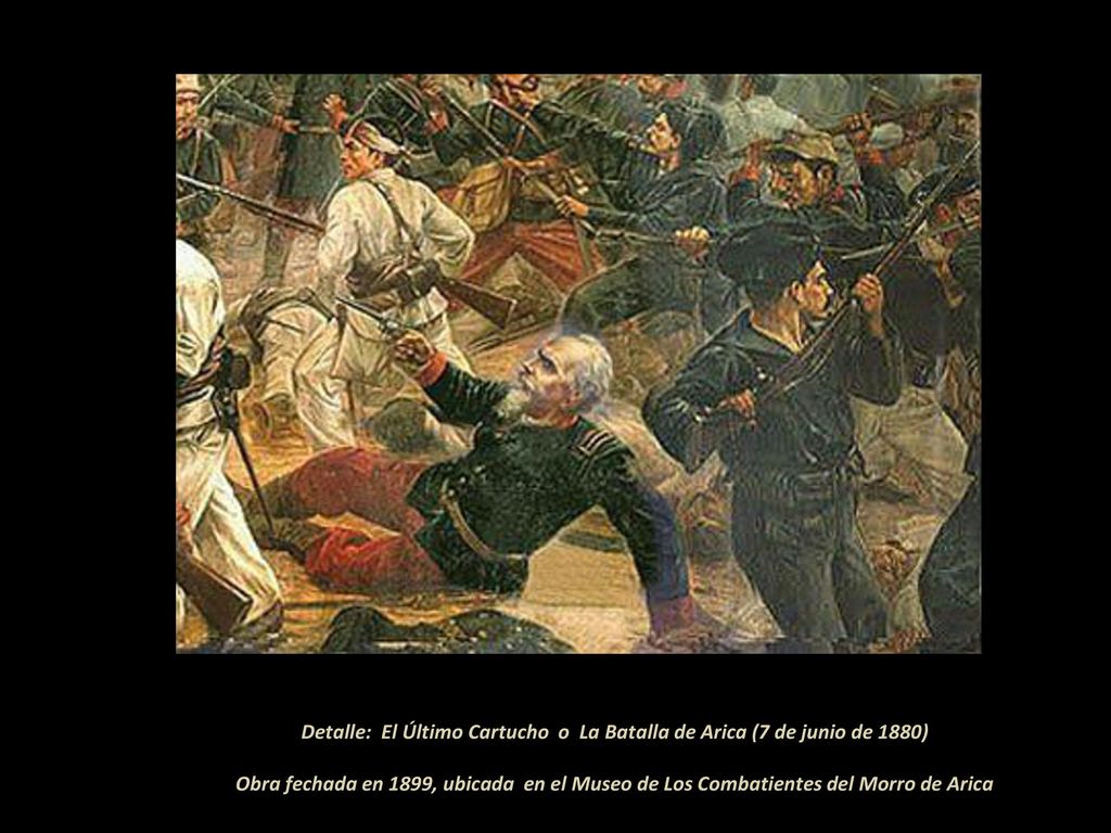 Detalle: El Último Cartucho o La Batalla de Arica (7 de junio de 1880)