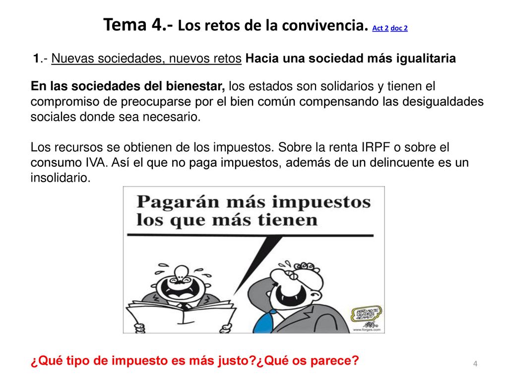 Tema 4.- Los retos de la convivencia. Act 2 doc 2