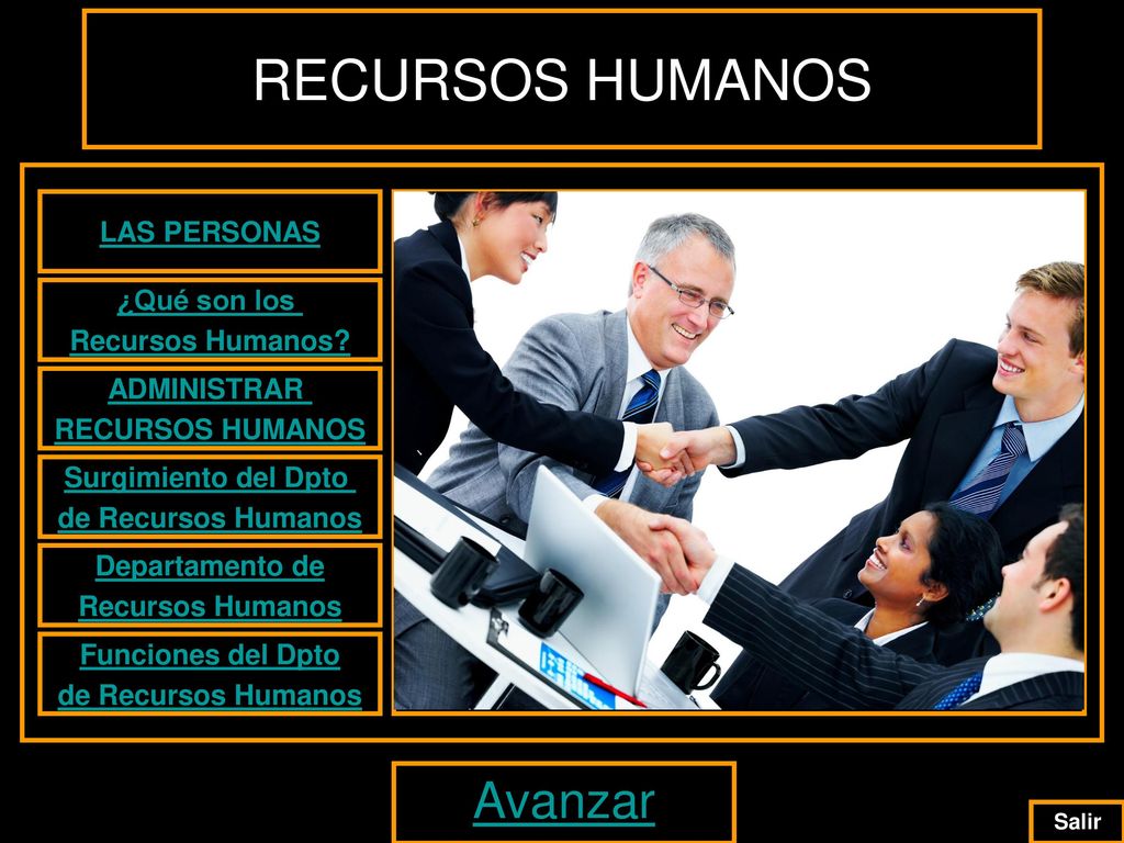 RECURSOS HUMANOS Avanzar LAS PERSONAS ¿Qué son los Recursos Humanos