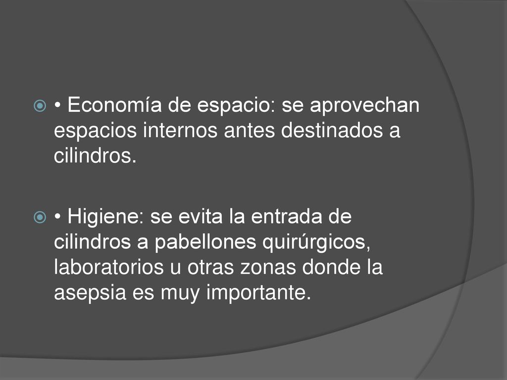 • Economía de espacio: se aprovechan espacios internos antes destinados a cilindros.
