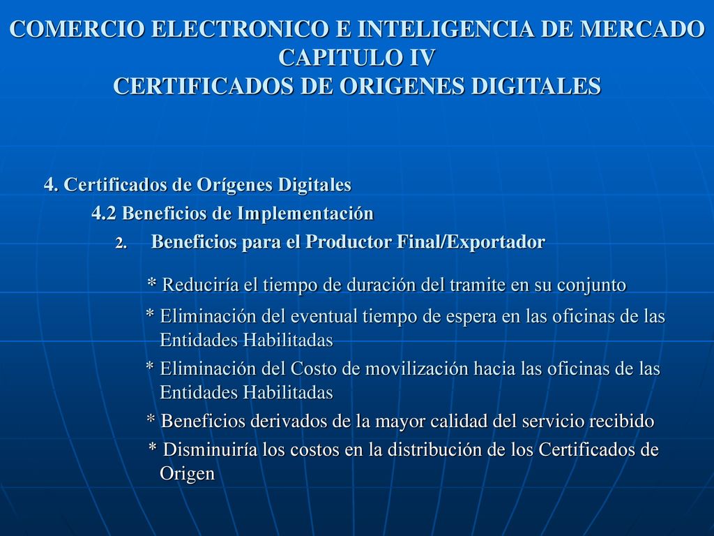 * Reduciría el tiempo de duración del tramite en su conjunto