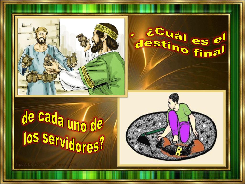 ¿Cuál es el destino final de cada uno de los servidores