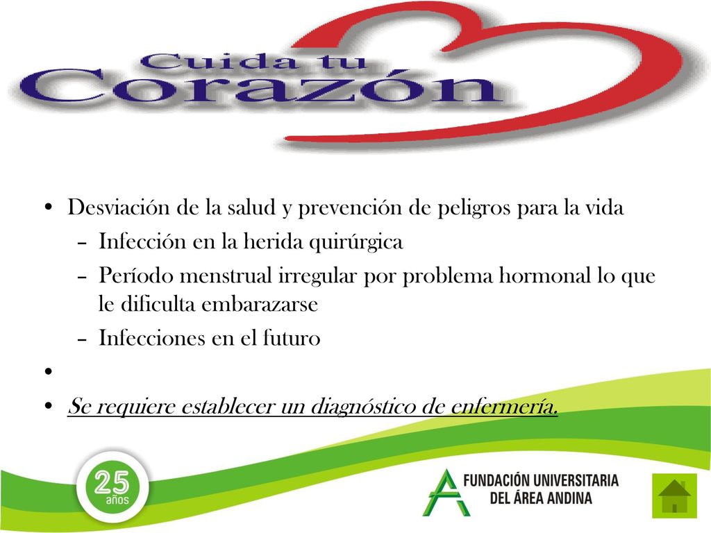 Desviación de la salud y prevención de peligros para la vida