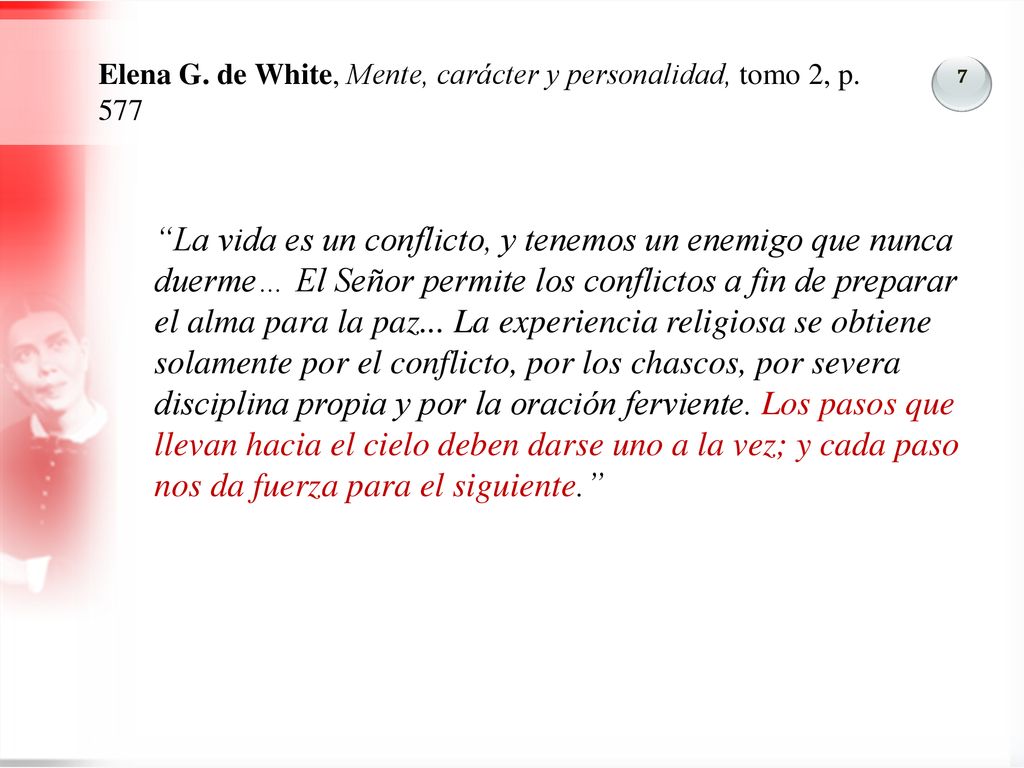 Elena G. de White, Mente, carácter y personalidad, tomo 2, p. 577