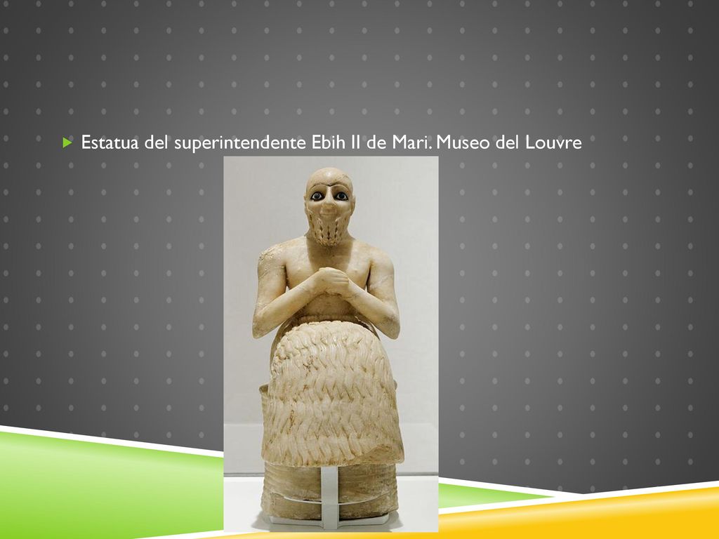 Estatua del superintendente Ebih II de Mari. Museo del Louvre