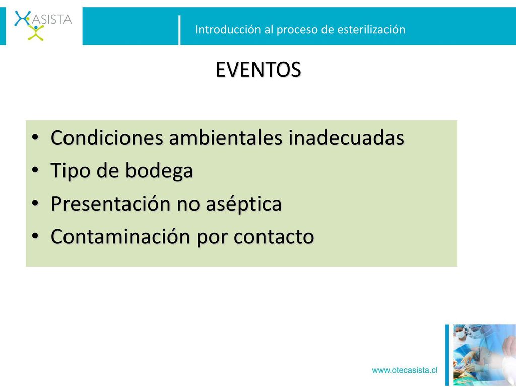 Condiciones ambientales inadecuadas Tipo de bodega