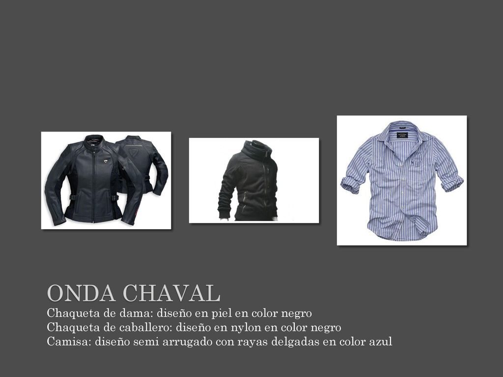 Onda chaval Chaqueta de dama: diseño en piel en color negro