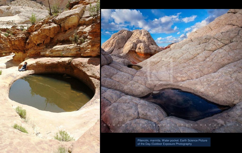 Pilancón, marmita. Water pocket. Earth Science Picture of the Day