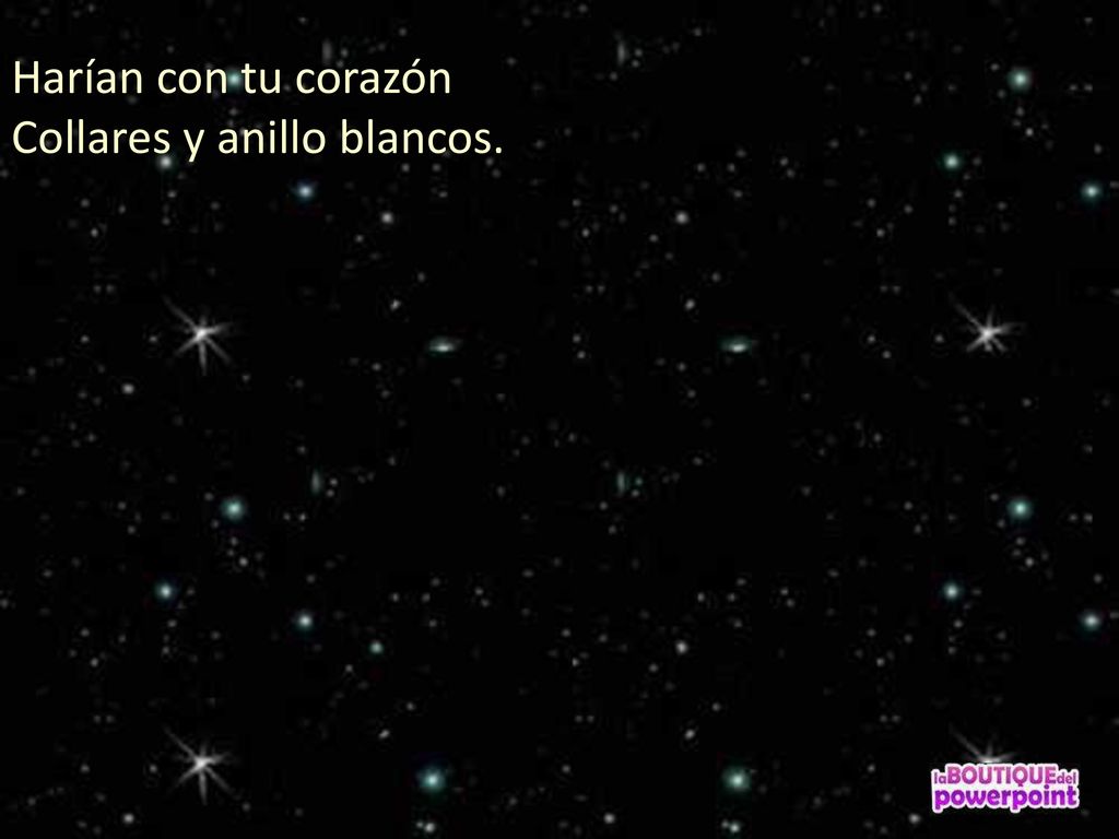 Harían con tu corazón Collares y anillo blancos.