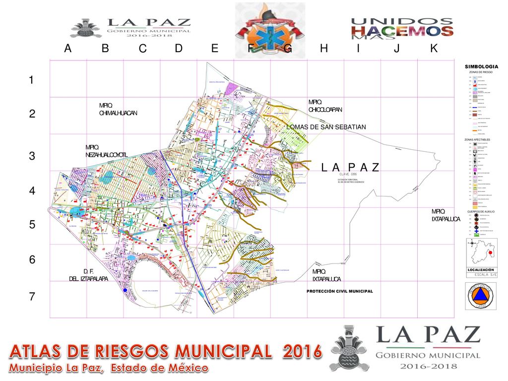 ATLAS DE RIESGOS MUNICIPAL 2016 Municipio La Paz, Estado de México