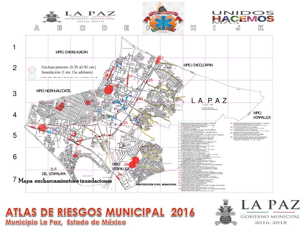 ATLAS DE RIESGOS MUNICIPAL 2016 Municipio La Paz, Estado de México