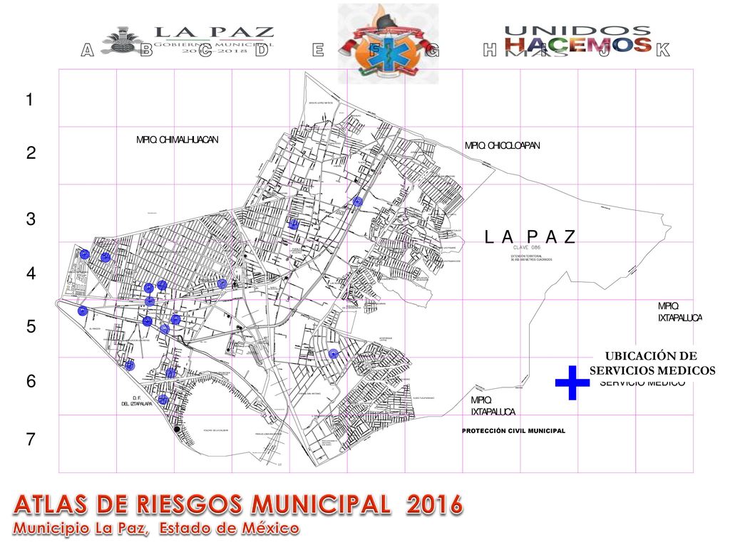 ATLAS DE RIESGOS MUNICIPAL 2016 Municipio La Paz, Estado de México