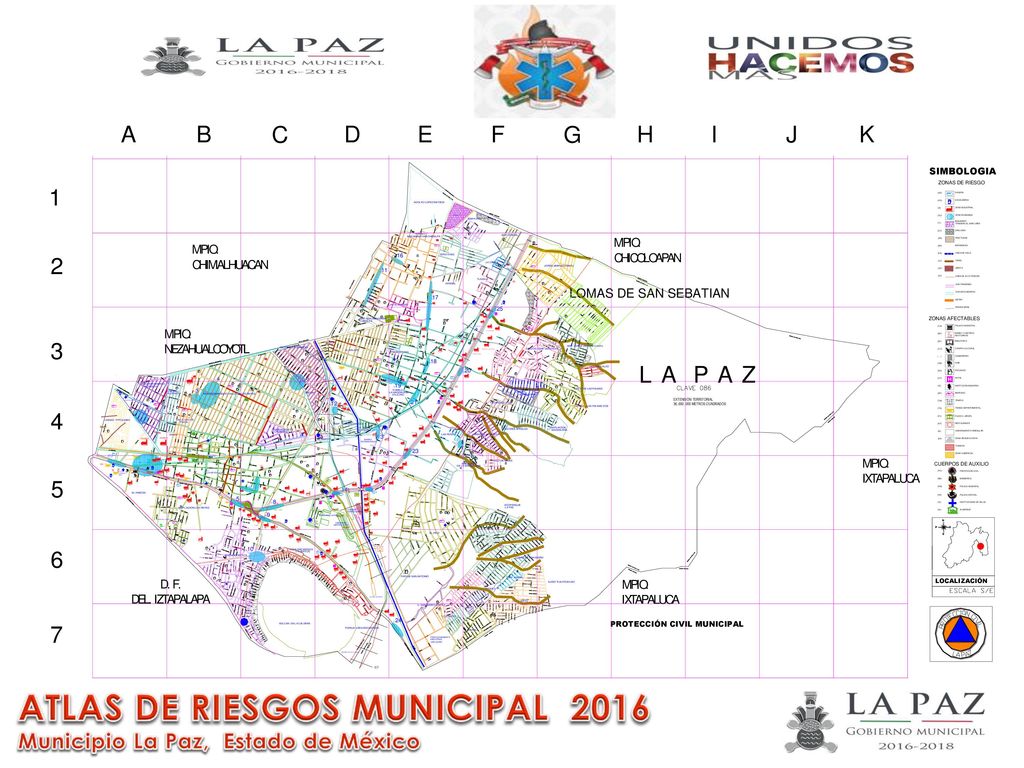 ATLAS DE RIESGOS MUNICIPAL 2016 Municipio La Paz, Estado de México