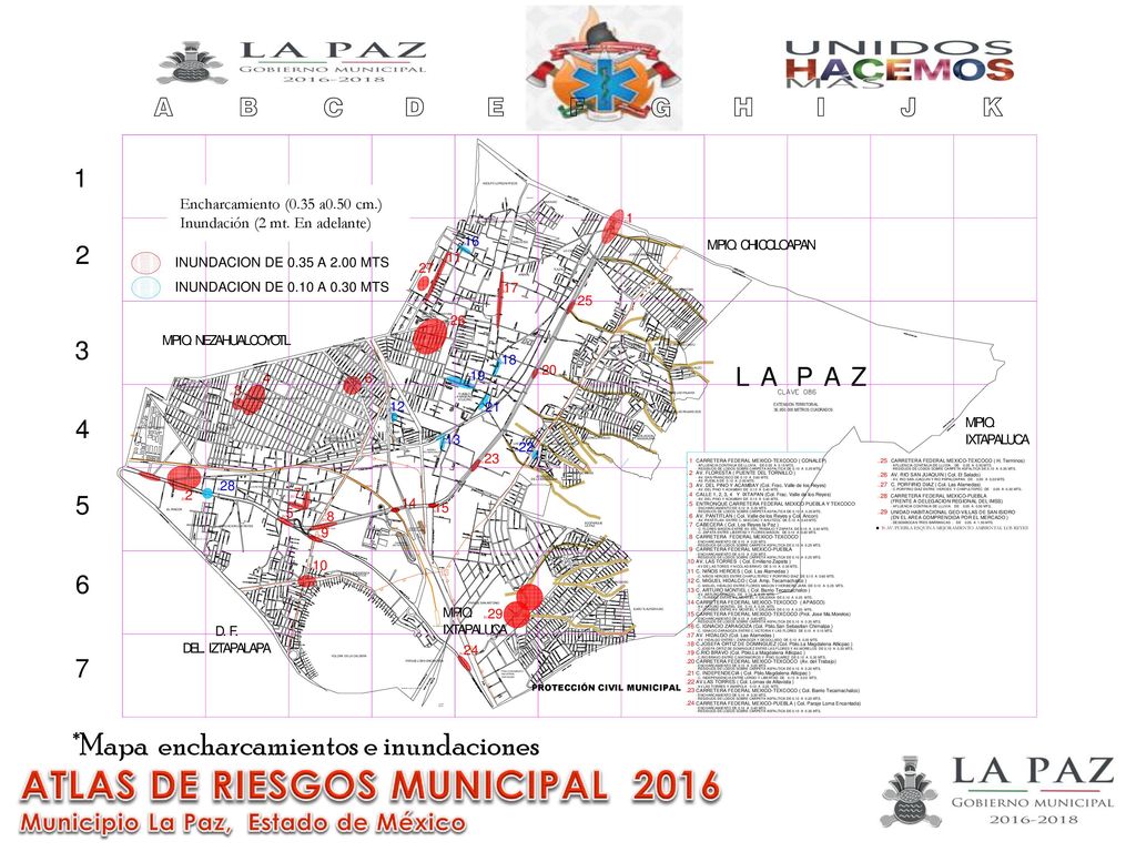 ATLAS DE RIESGOS MUNICIPAL 2016 Municipio La Paz, Estado de México