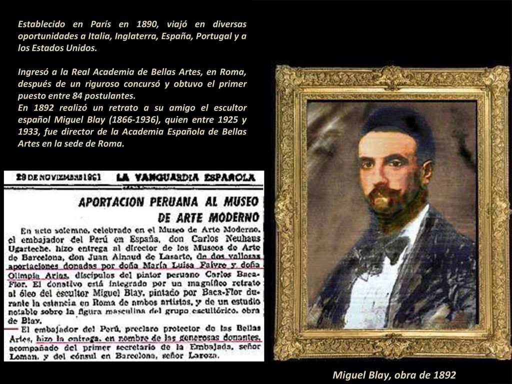 Establecido en París en 1890, viajó en diversas oportunidades a Italia, Inglaterra, España, Portugal y a los Estados Unidos.