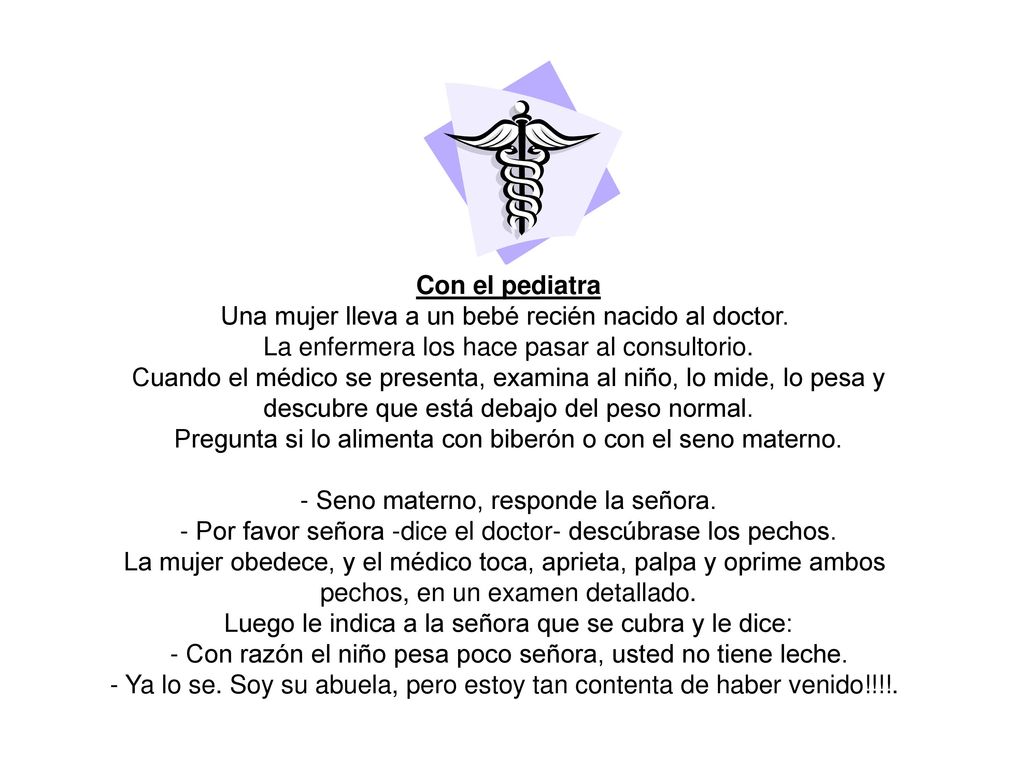 Con el pediatra Una mujer lleva a un bebé recién nacido al doctor