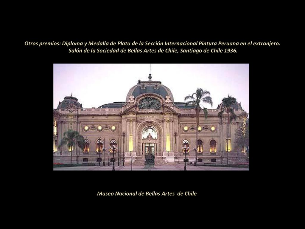 Salón de la Sociedad de Bellas Artes de Chile, Santiago de Chile 1936.