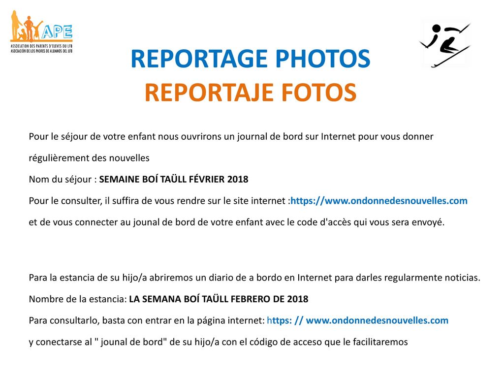 REPORTAGE PHOTOS REPORTAJE FOTOS