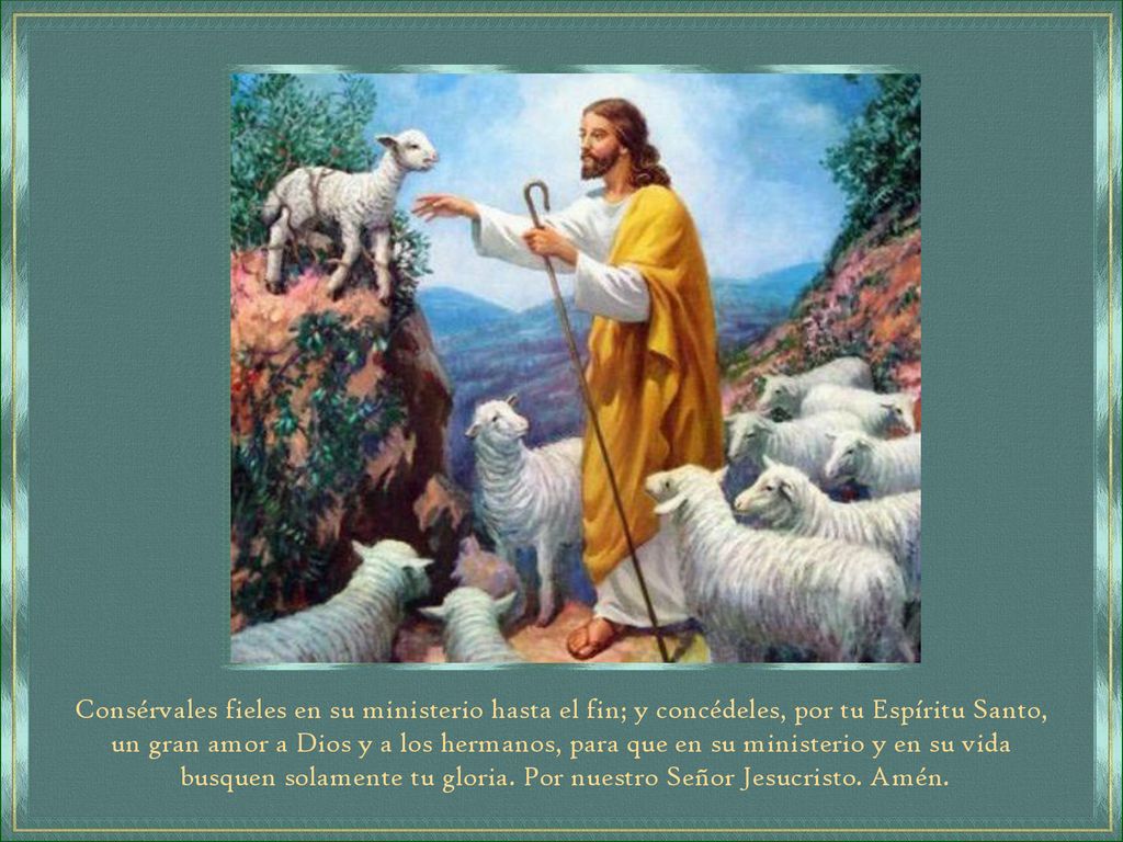 busquen solamente tu gloria. Por nuestro Señor Jesucristo. Amén.